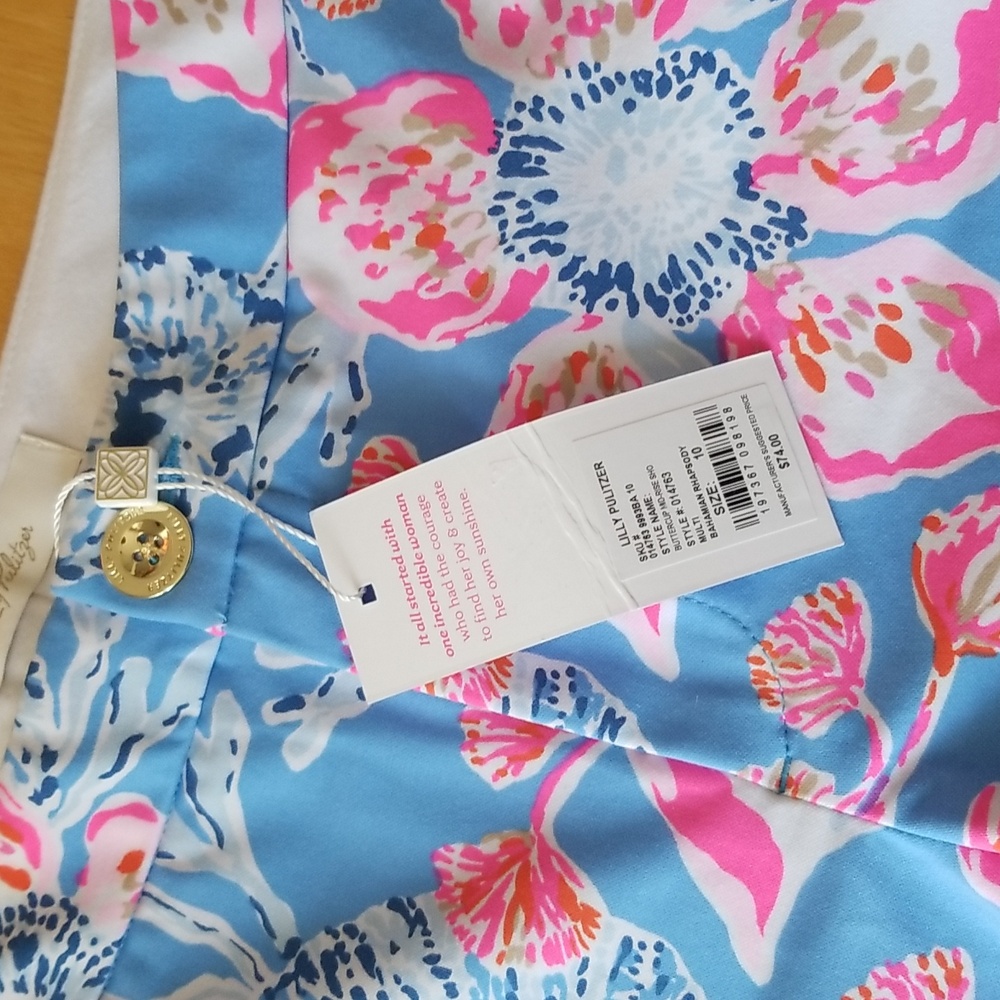 Lilly Pulitzer Buttercup Shorts Multi Bahamian Rhapsody - Picture 4 of 12